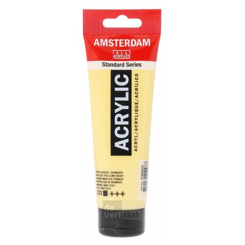 Royal Talens Amsterdam Acrylverf 120 ml - Napelsgeel Donker 223 Royal Talens Amsterdam Acrylverf 120 ml - Napelsgeel Donker 223