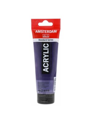 Royal Talens Amsterdam Acrylverf 120 ml - Permanentblauwviolet 568 Royal Talens Amsterdam Acrylverf 120 ml - Permanentblauwviolet 568