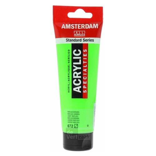 Royal Talens Amsterdam Acrylverf 120 ml - Reflexgroen 672 Royal Talens Amsterdam Acrylverf 120 ml - Reflexgroen 672