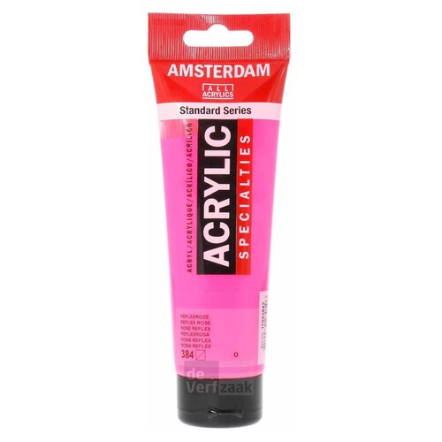 Royal Talens Amsterdam Acrylverf 120 ml - Reflexroze 384 Royal Talens Amsterdam Acrylverf 120 ml - Reflexroze 384