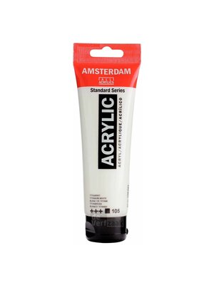 Royal Talens Amsterdam Acrylverf 120 ml - Titaanwit 105