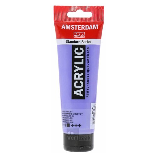 Royal Talens Amsterdam Acrylverf 120 ml - Ultramarijn Violet Licht 519 Royal Talens Amsterdam Acrylverf 120 ml - Ultramarijn Violet Licht 519