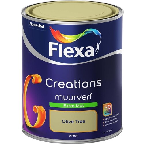 Flexa Creations Muurverf Extra Mat - Olive Tree