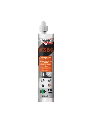 Polyfilla Pro W360 2K Houtreparatiepasta - 250 ml