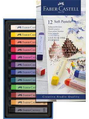 Softpastels - set 12 stuks Softpastels - set 12 stuks