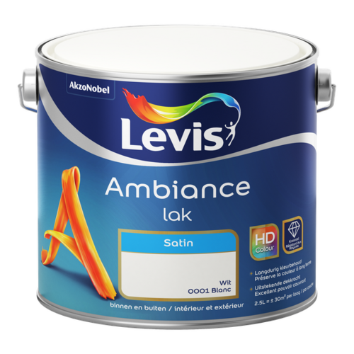 Levis Ambiance Lak Satin - Wit Levis Ambiance Lak Satin - Wit