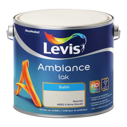 Levis Ambiance Lak Satin - Roomijs Levis Ambiance Lak Satin - Roomijs