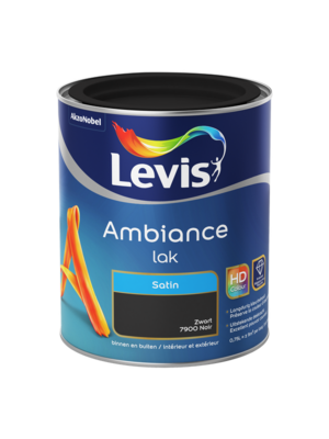 Levis Ambiance Lak Satin - Zwart Levis Ambiance Lak Satin - Zwart