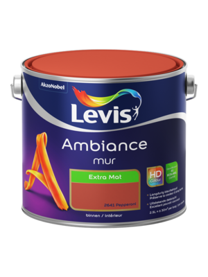 Levis Ambiance Mur Extra Mat - Pepperoni