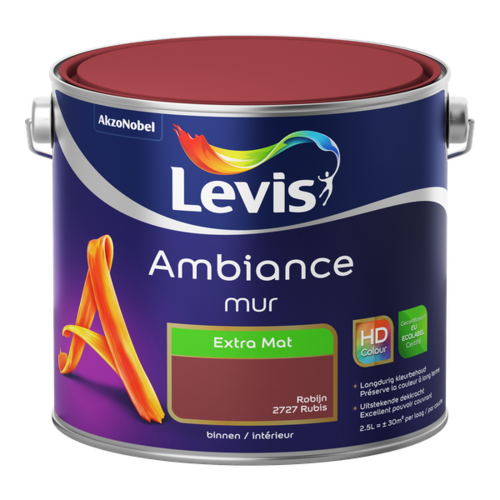 Levis Ambiance Mur Extra Mat - Robijn Levis Ambiance Mur Extra Mat - Robijn