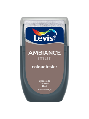 Levis Ambiance Mur Mat Tester - Chocolade