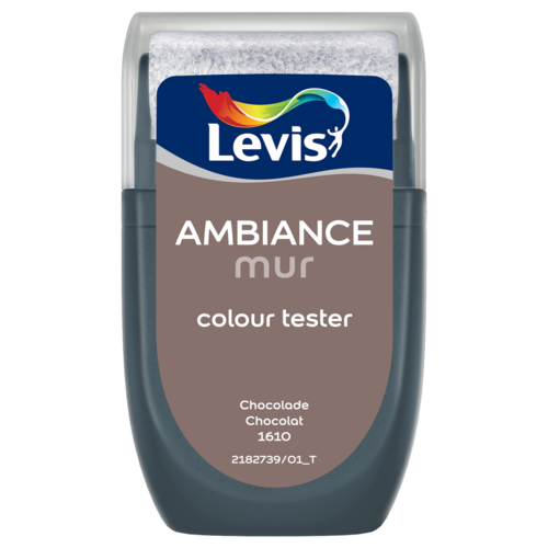 Levis Ambiance Mur Mat Tester - Chocolade