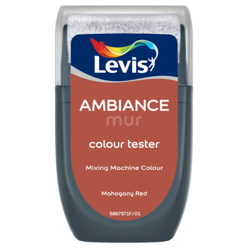 Levis Ambiance Mur Mat Tester - Mahogany Red Levis Ambiance Mur Mat Tester - Mahogany Red