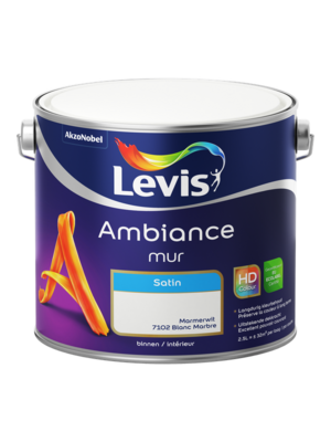 Levis Ambiance Mur Satin - Marmerwit