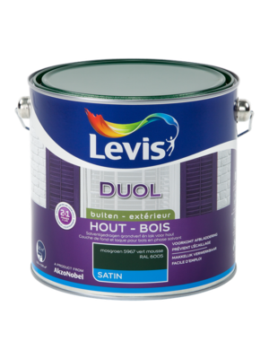 Levis Duol Satin - Mosgroen