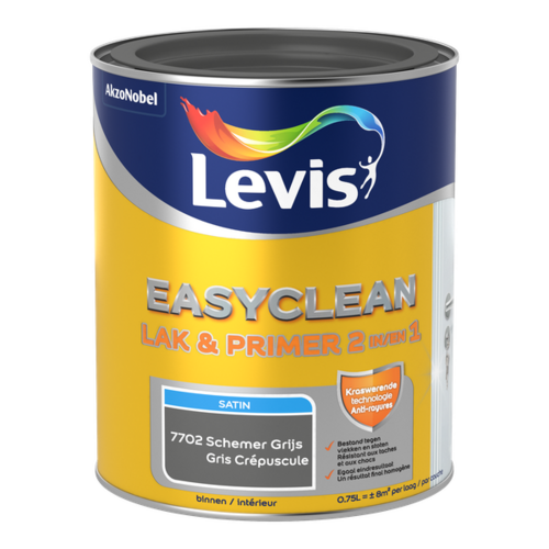 Levis Easyclean Lak Sat - Sch Grijs Levis Easyclean Lak Sat - Sch Grijs