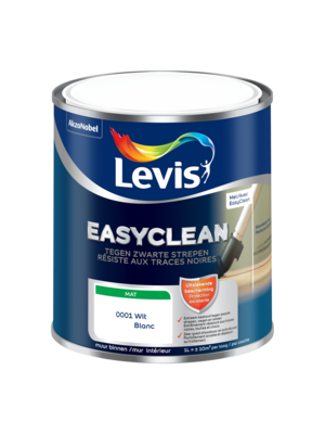 Levis Easyclean Zwarte Strepen Mat - Wit