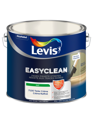 Levis Easyclean Zwarte Strepen Mat - Teder Creme