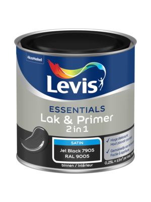 Levis Essentials Lak & Primer - Jet Black Levis Essentials Lak & Primer - Jet Black