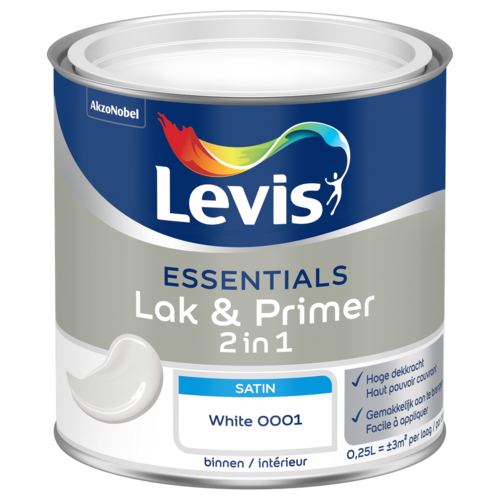 Levis Essentials Lak & Primer - White Levis Essentials Lak & Primer - White