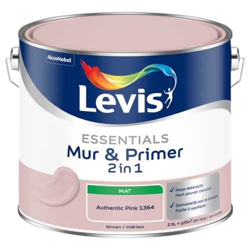 Levis Essentials Mur & Primer - Authentic Pink Levis Essentials Mur & Primer - Authentic Pink