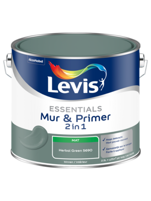 Levis Essentials Mur & Primer - Herbal Green