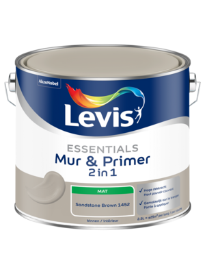 Levis Essentials Mur & Primer - Sandstorm Brown