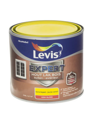 Levis Expert Houtlak Buiten High Gloss - Kanariegeel Levis Expert Houtlak Buiten High Gloss - Kanariegeel