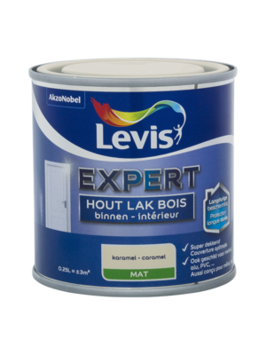 Levis Expert Houtlak Binnen Mat - Karamel