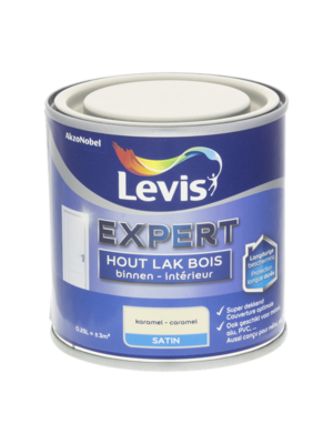Levis Expert Houtlak Binnen Satin - Karamel Levis Expert Houtlak Binnen Satin - Karamel