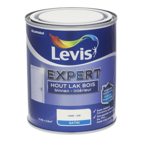 Levis Expert Houtlak Binnen Satin - Melk Levis Expert Houtlak Binnen Satin - Melk
