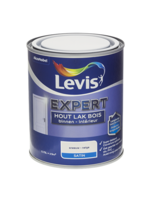 Levis Expert Houtlak Binnen Satin - Sneeuw Levis Expert Houtlak Binnen Satin - Sneeuw