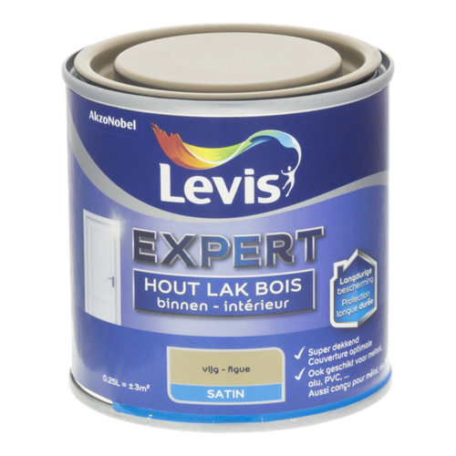 Levis Expert Houtlak Binnen Satin - Vijg Levis Expert Houtlak Binnen Satin - Vijg