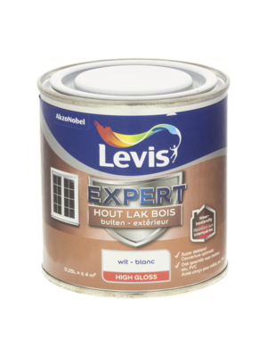 Levis Expert Houtlak Buiten High Gloss - Wit Levis Expert Houtlak Buiten High Gloss - Wit