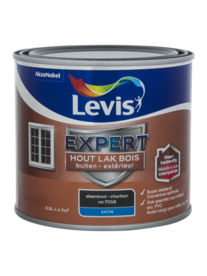 Levis Expert Houtlak Buiten Satin - Steenkool Levis Expert Houtlak Buiten Satin - Steenkool
