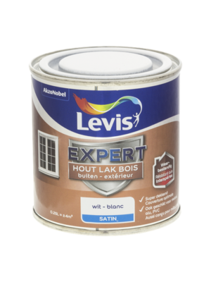 Levis Expert Houtlak Buiten Satin - Wit Levis Expert Houtlak Buiten Satin - Wit