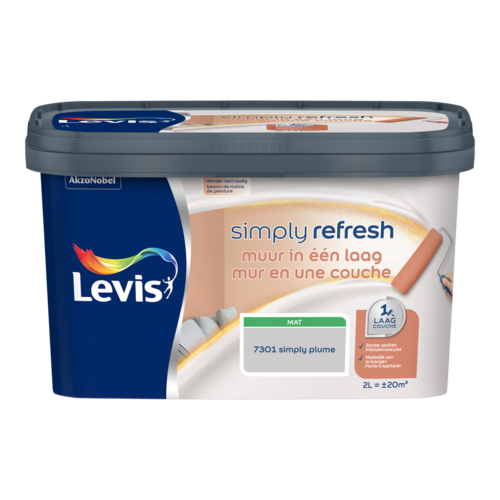 Levis Simply Refresh Muur In Een Laag Mat - Plume Levis Simply Refresh Muur In Een Laag Mat - Plume