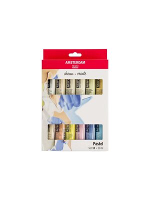Amsterdam Set 12 x 20 ml - Pastel Amsterdam Set 12 x 20 ml - Pastel