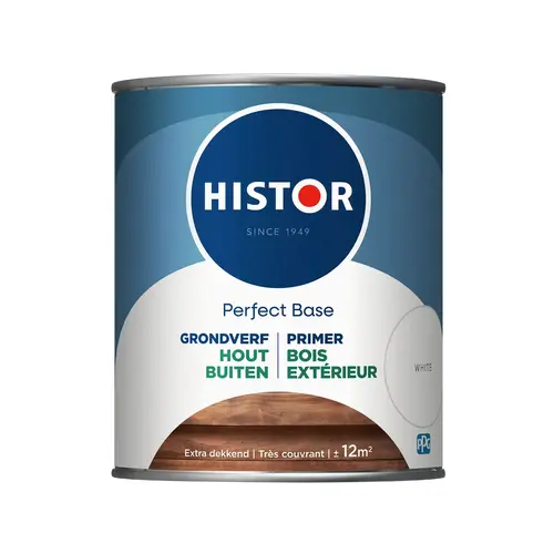 Histor Perfect Base Grondverf - Hout Binnen - Wit Histor Perfect Base Grondverf - Hout Binnen - Wit