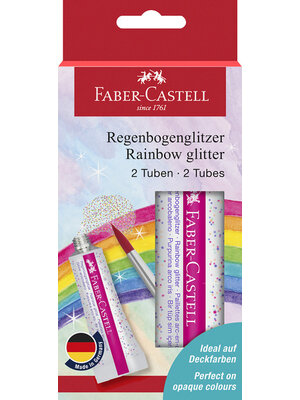 Regenboog glitter