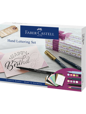 Hand lettering set