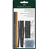 Pitt Monochroom Houtskool - set 10-delig