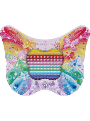 Kleurpotloden sparkle - 12 standaard kleuren + 8 pastel kleuren