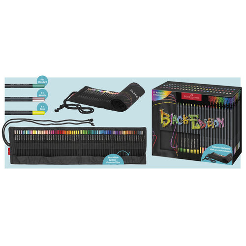 Kleurpotlood Black Edition - 72 stuks