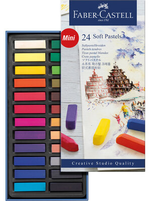 Pastelkrijt - set 24 stuks - halve lengte Pastelkrijt - set 24 stuks - halve lengte
