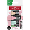 Markeerstiften mini - set 4 stuks - pastel Markeerstiften mini - set 4 stuks - pastel