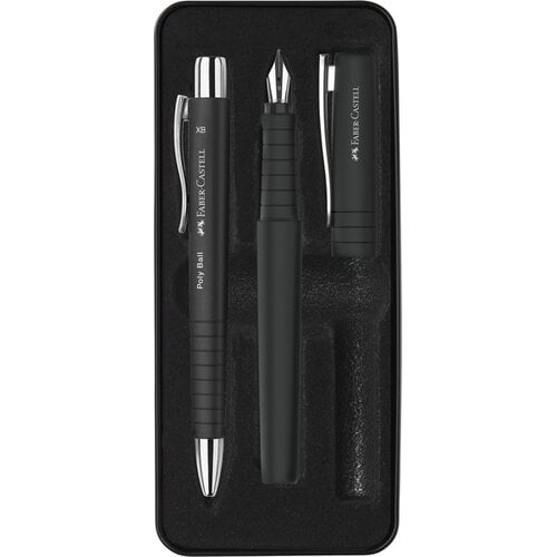 Balpen en Vulpen Poly Pen - Black