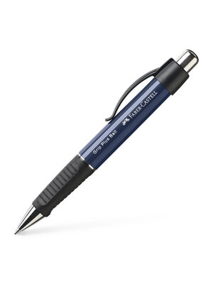 Balpen Grip Plus - Blauw Metallic
