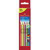 Jumbo Grip Kleurpotloden - set 5 stuks - neon