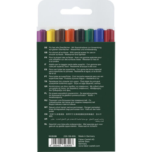 Marker Multimark permanent - S - 8-delig etui